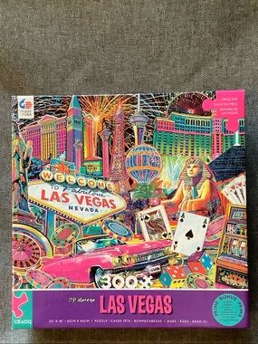 Ceaco Welcome To Fabulous Las Vegas Neon Collage 300 Piece Puzzle